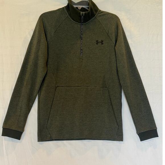 Under Armour Other - Under Armour Men's Green 1/4 Zip Pullover Sweatshirt Size S